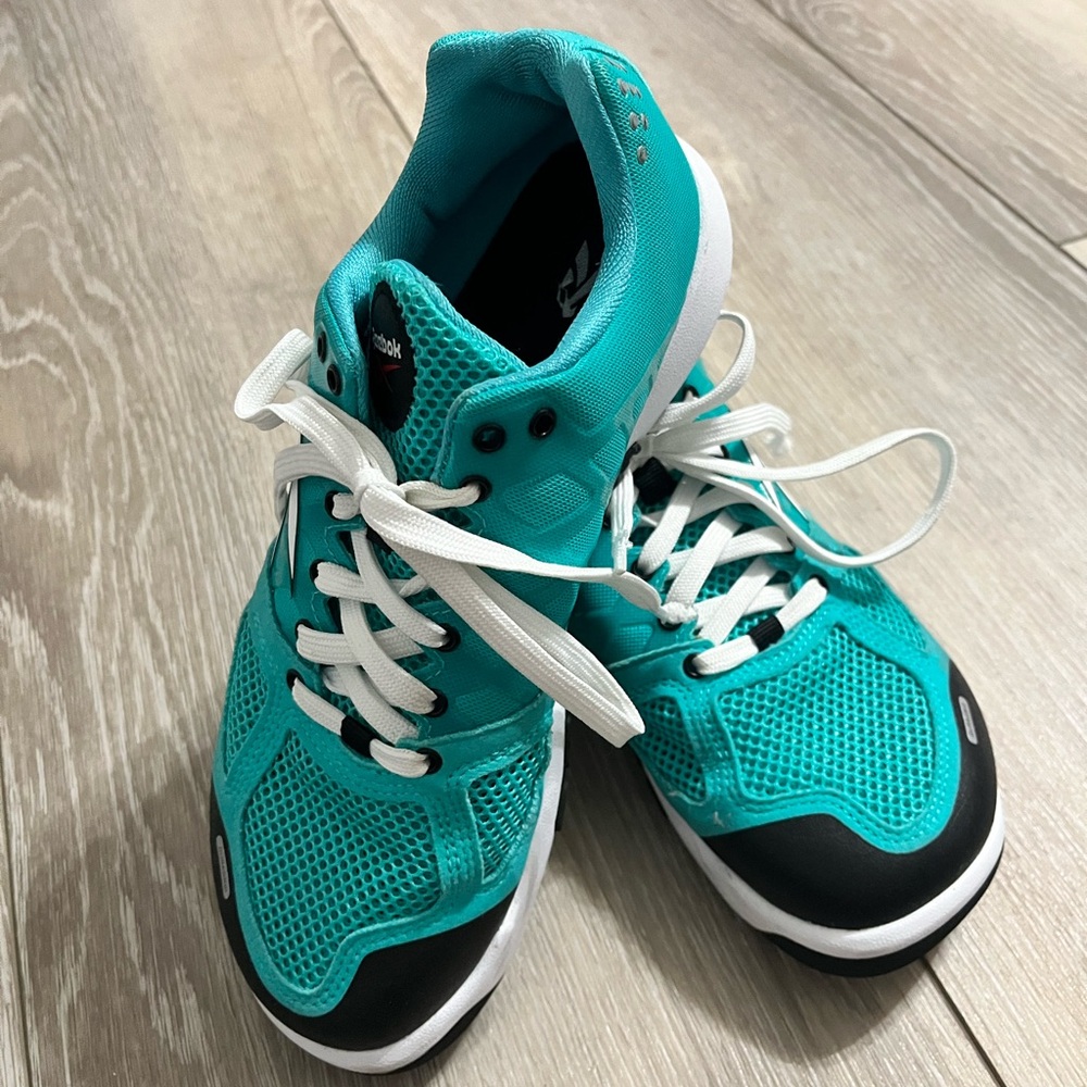 Reebok Turquoise Mesh Sneakers